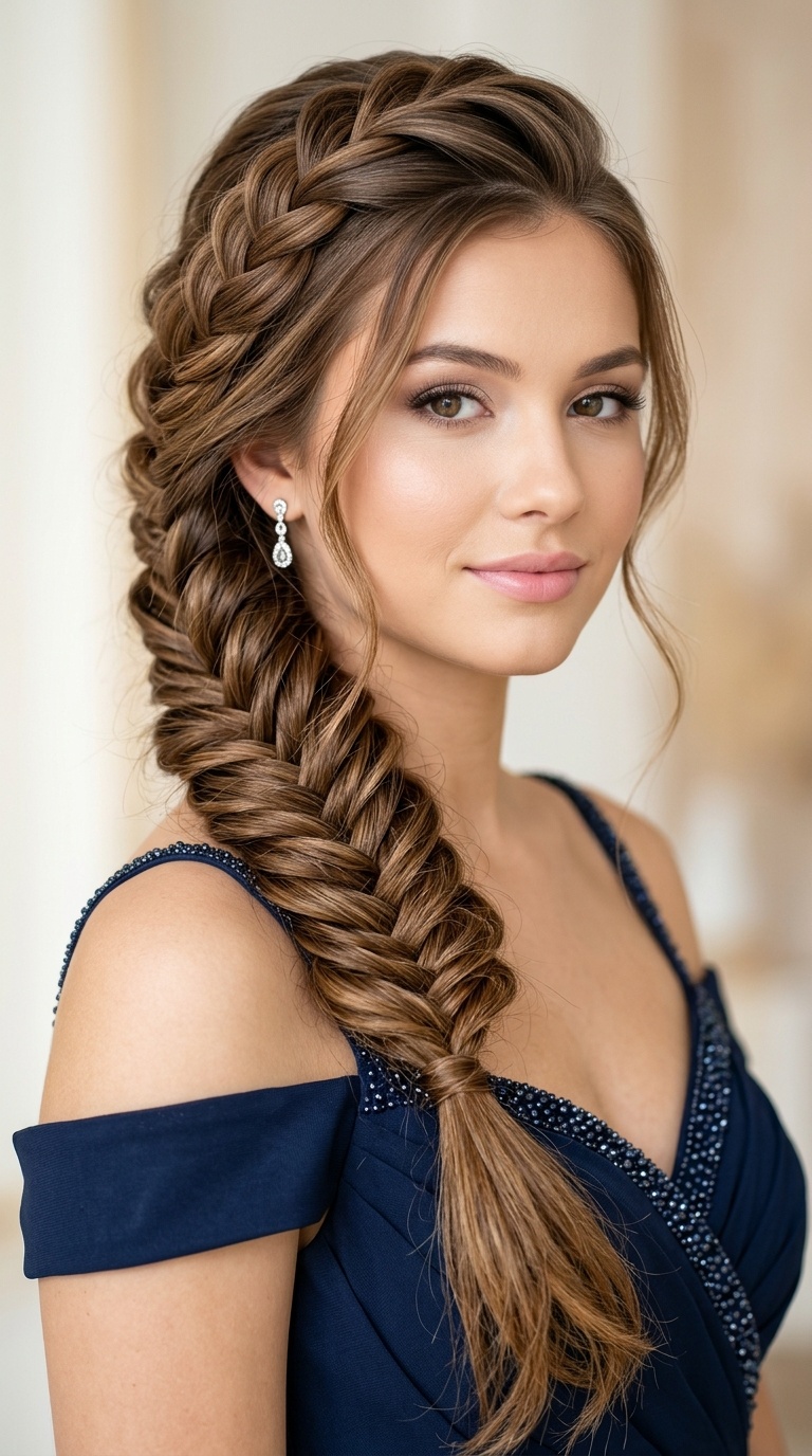 Sweeping Fishtail Braid