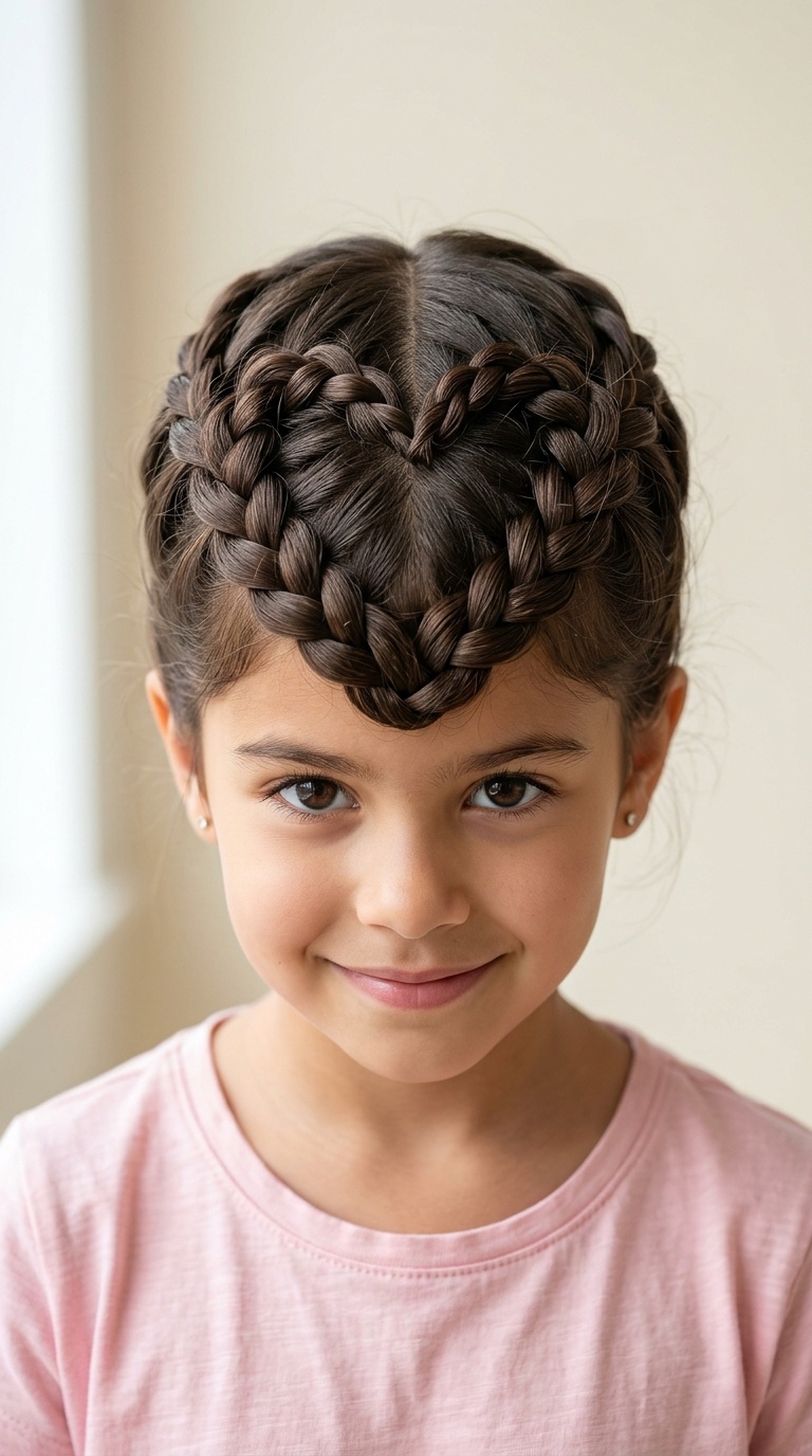 Sweet Heart-Shaped Braids