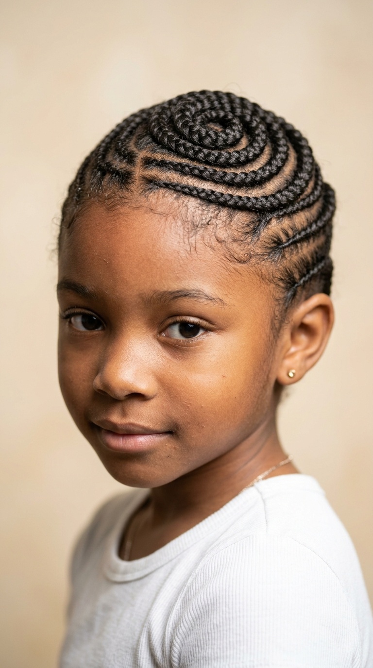 Swirly Circular Braids