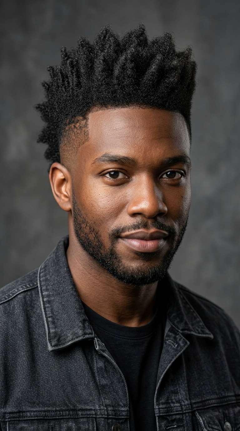 Symmetrical Faux Hawk (Frohawk)