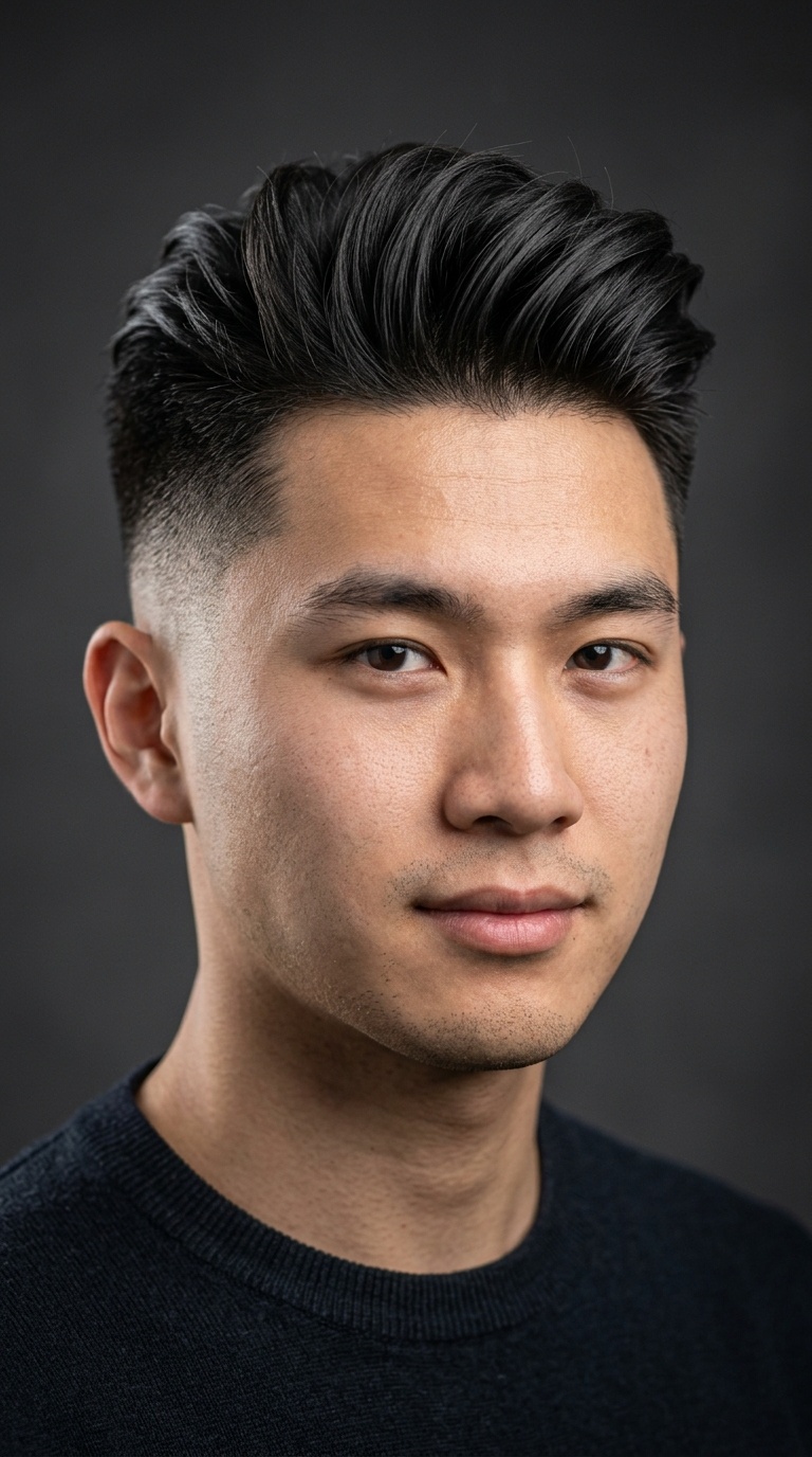 Taper Fade with Quiff