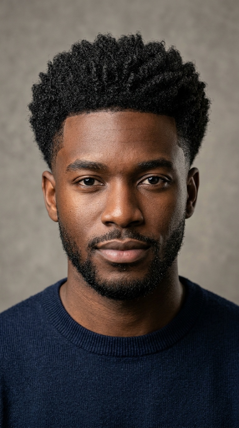 Tapered 4C Afro Texture