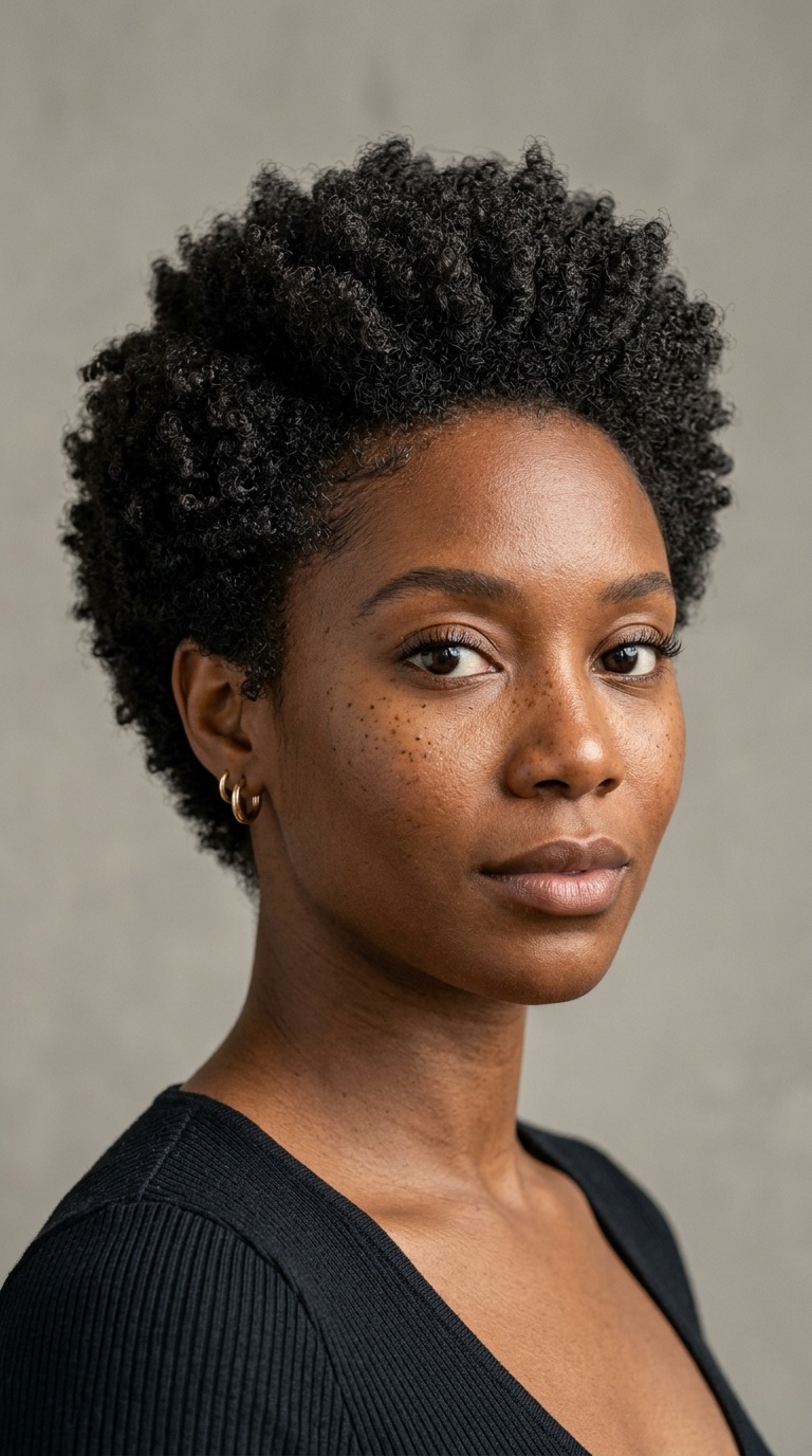 Tapered Afro-Textured Cut