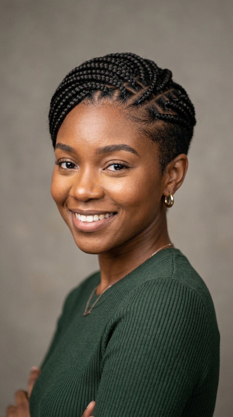 Tapered Braided Pixie