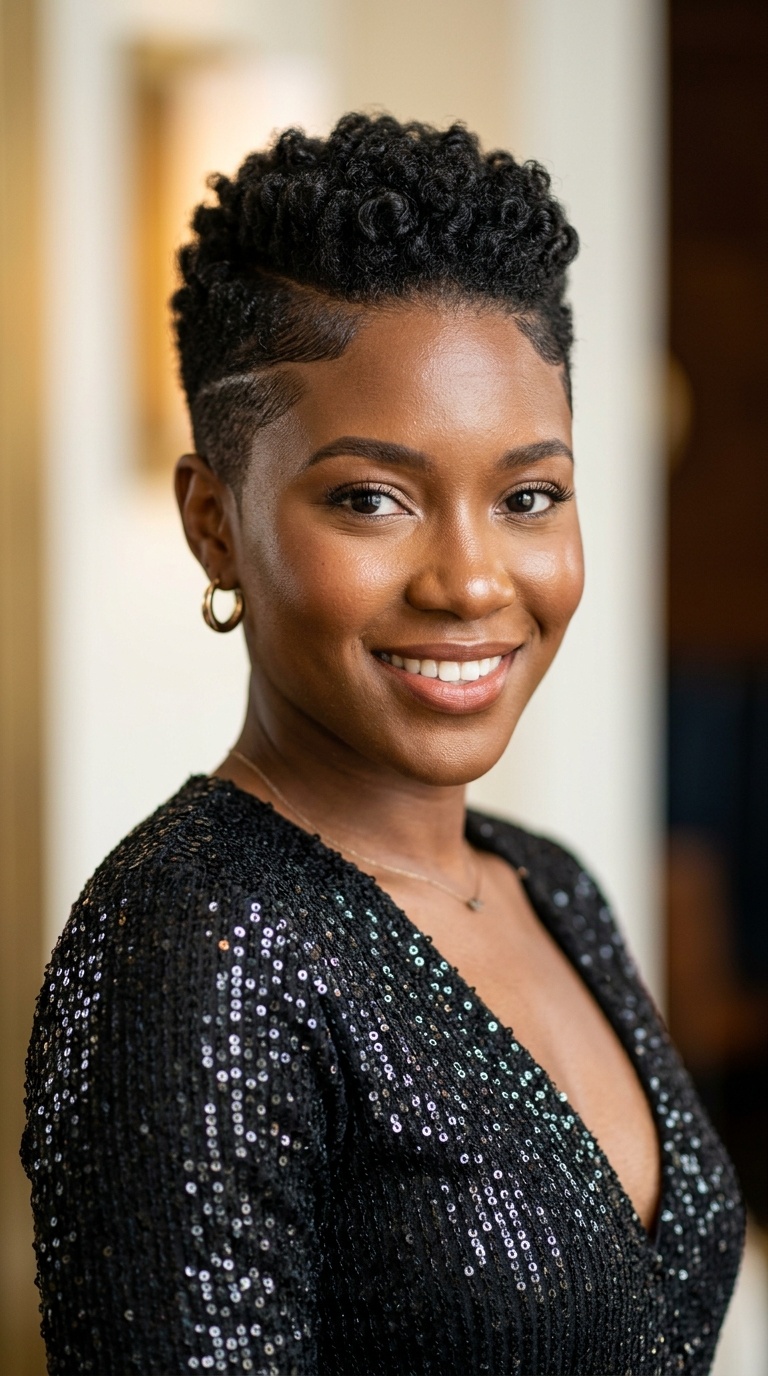 Tapered Cut with Sculpted Edges
