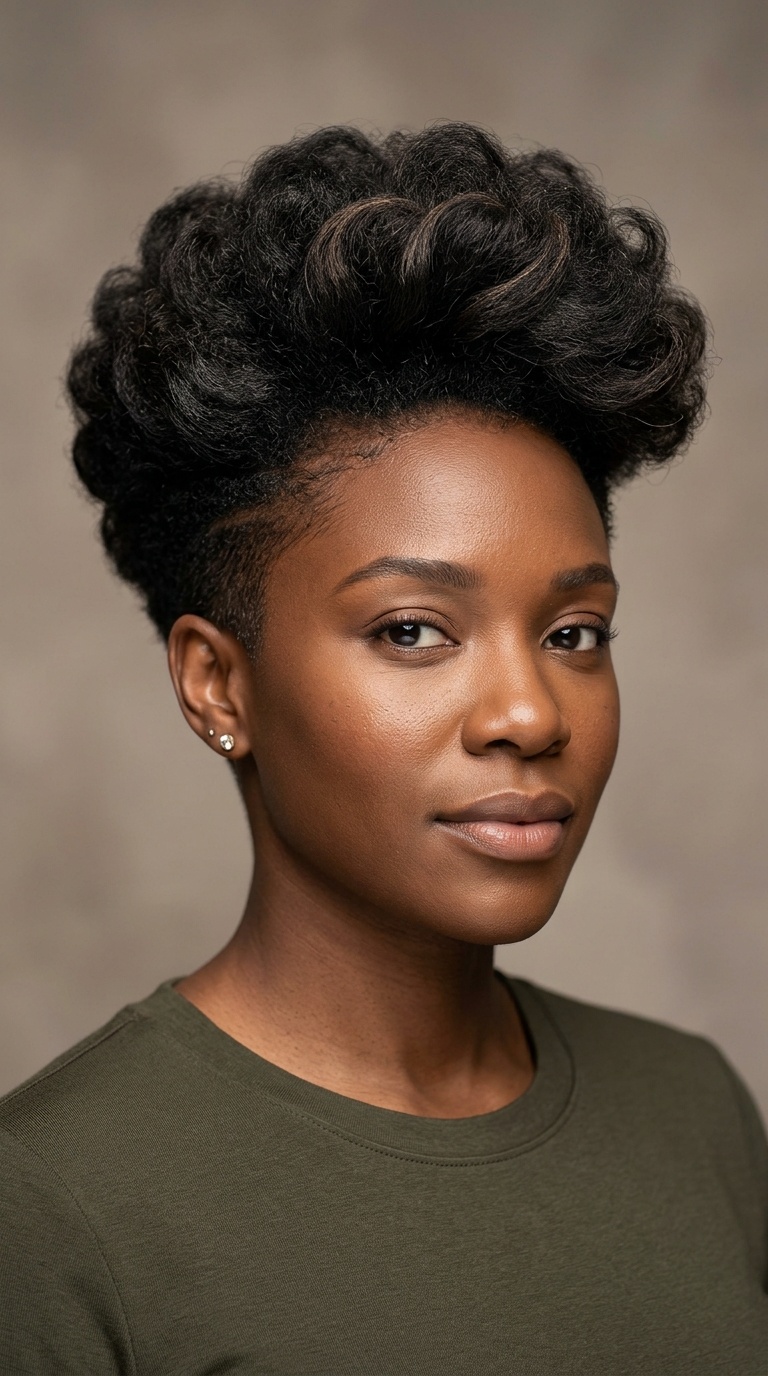 Tapered Cut with Voluminous Top