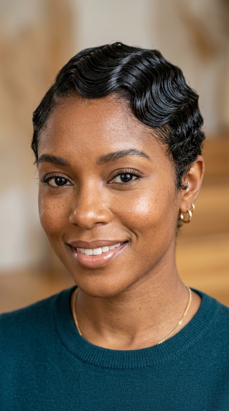 Tapered Finger Waves