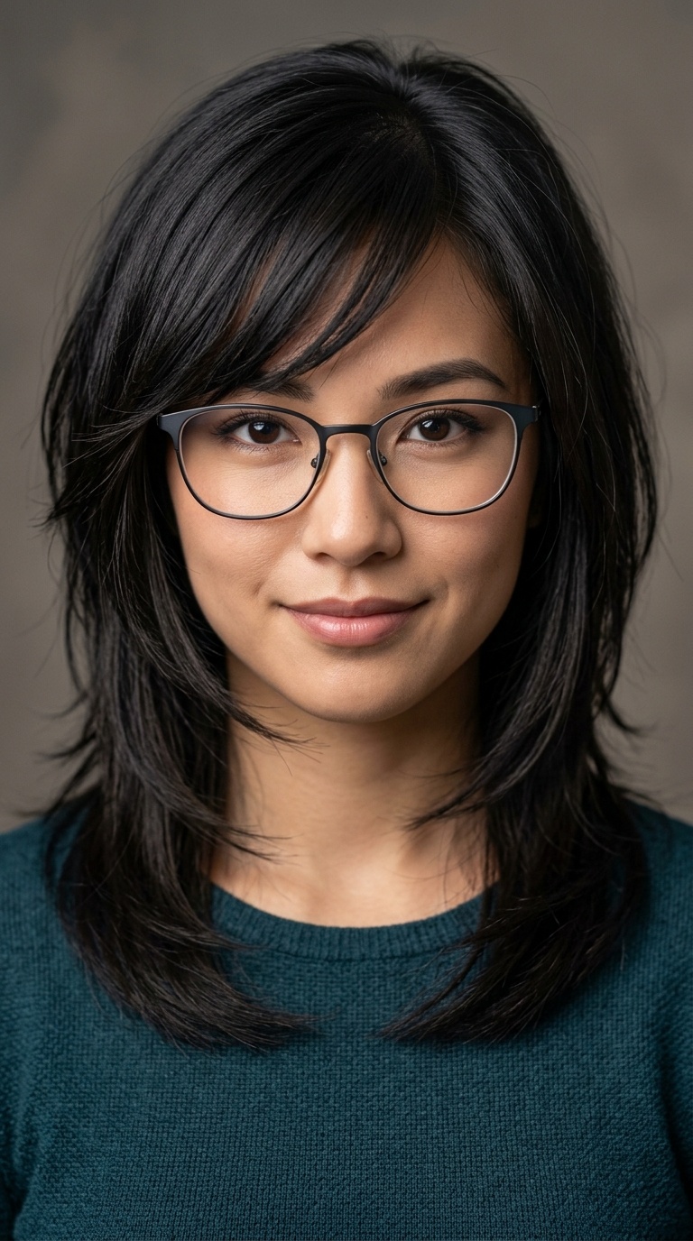 Tapered Layers with Asymmetric Bangs