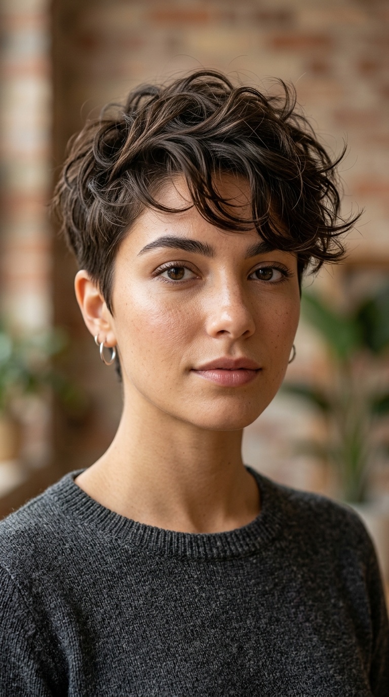 Tapered Messy Crop