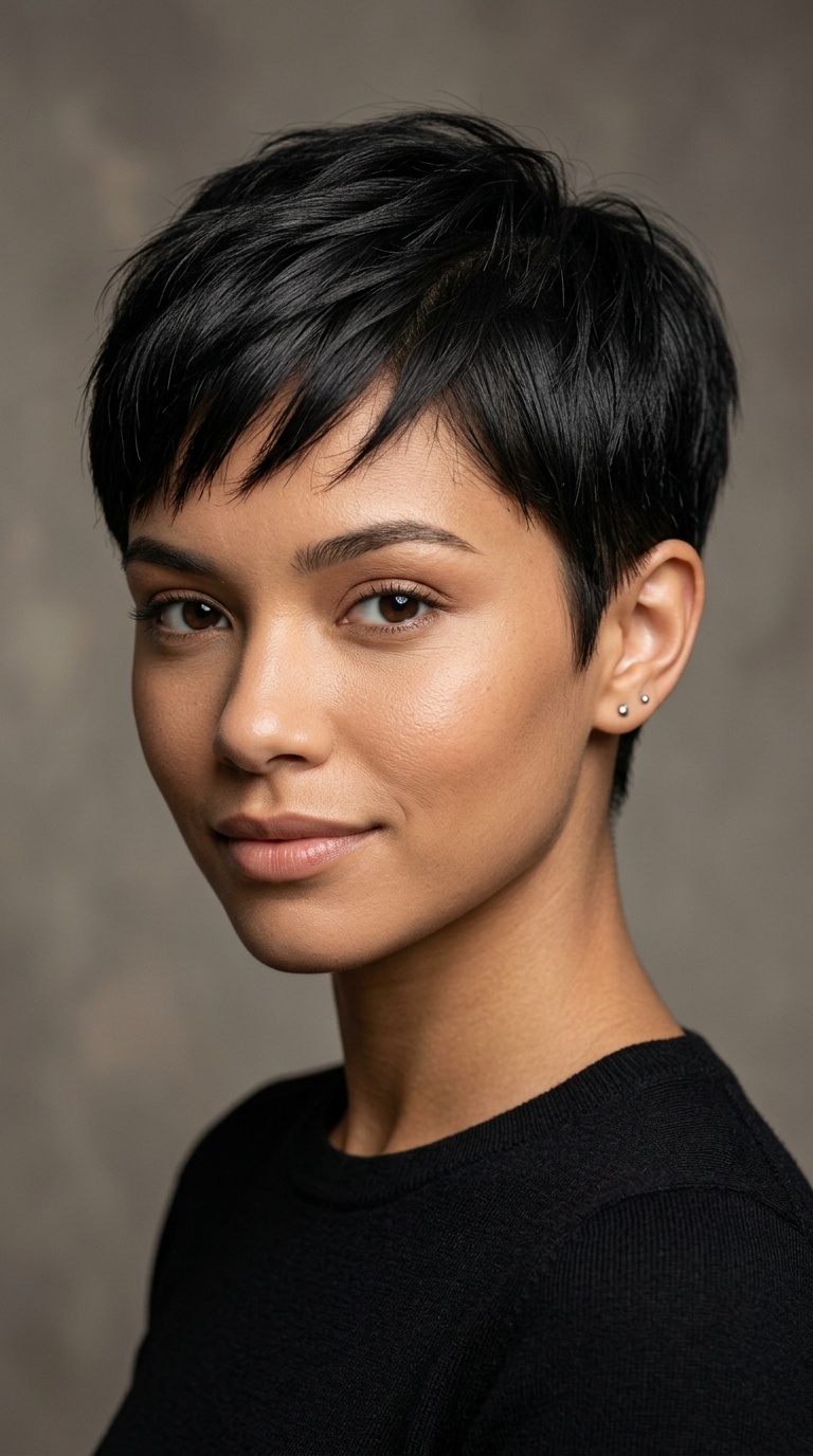 Tapered Nape Pixie