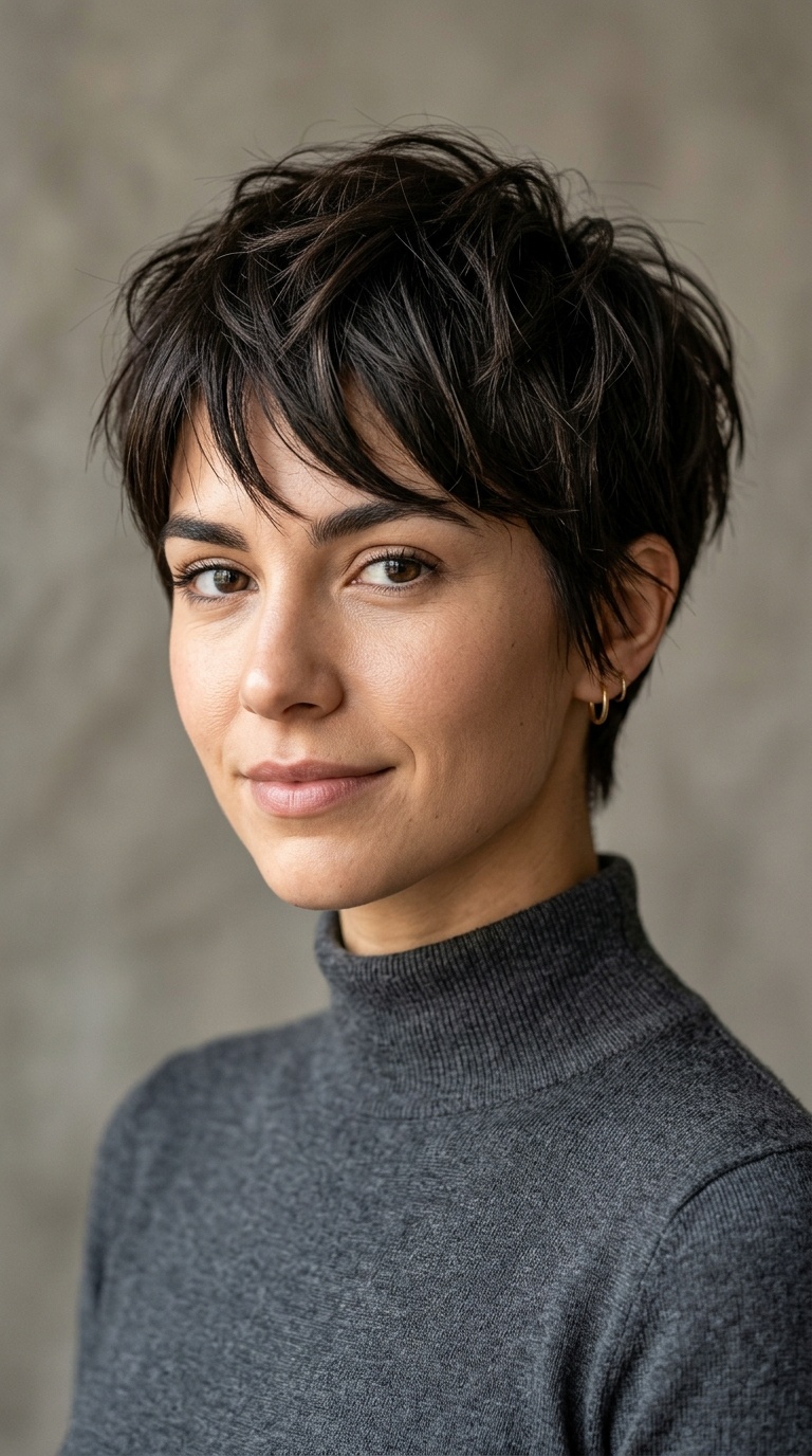 Tapered Nape Pixie