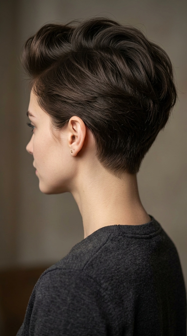 Tapered Nape with Height
