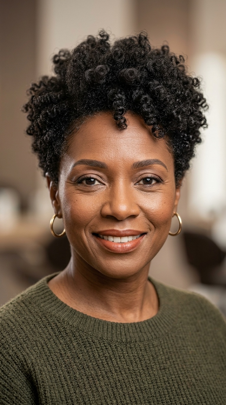 Tapered Natural Curls