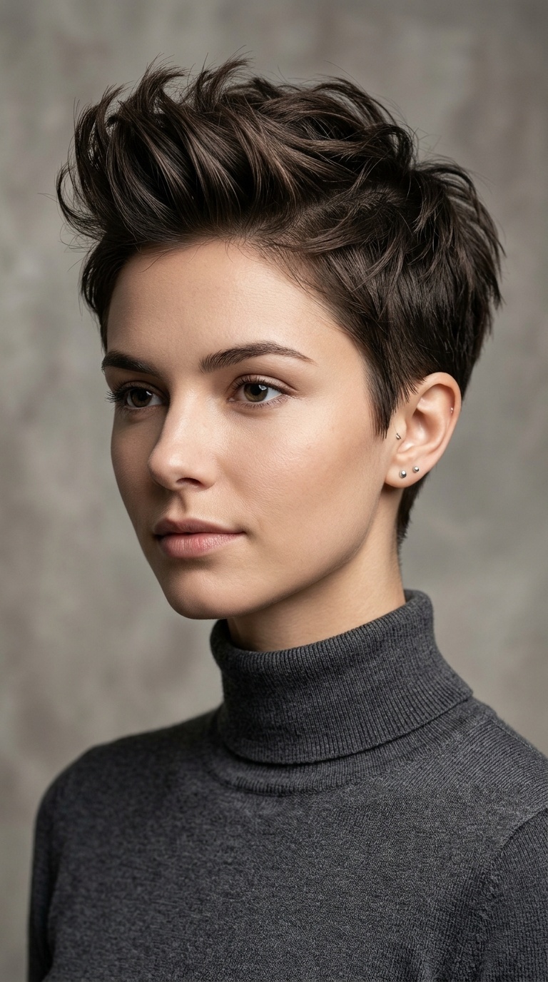 Tapered Pixie with Height