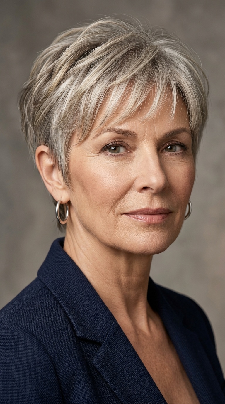 Tapered Sides with Wispy Bangs