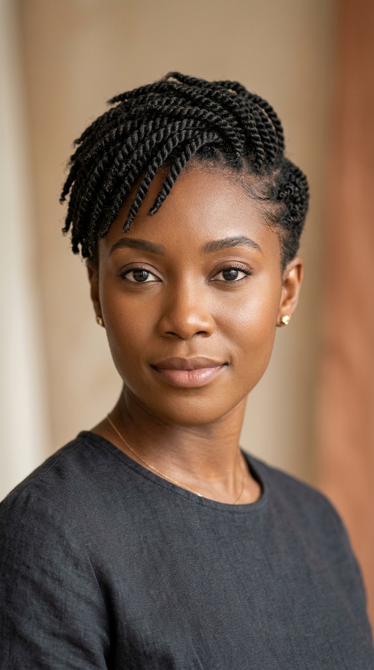 Tapered Twist Pixie Cut