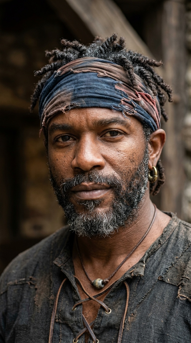 Tattered Headwrap Bob