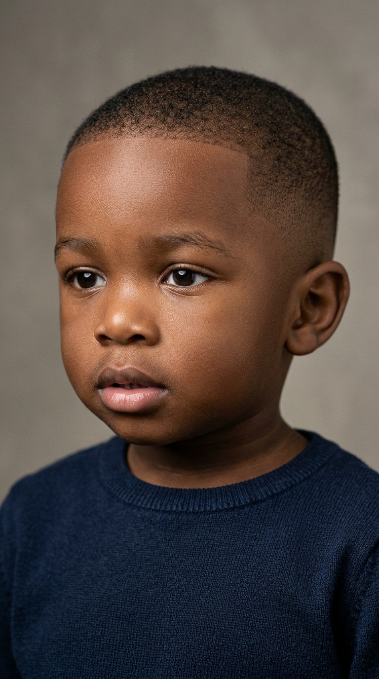 Temple Fade with Buzz Cut