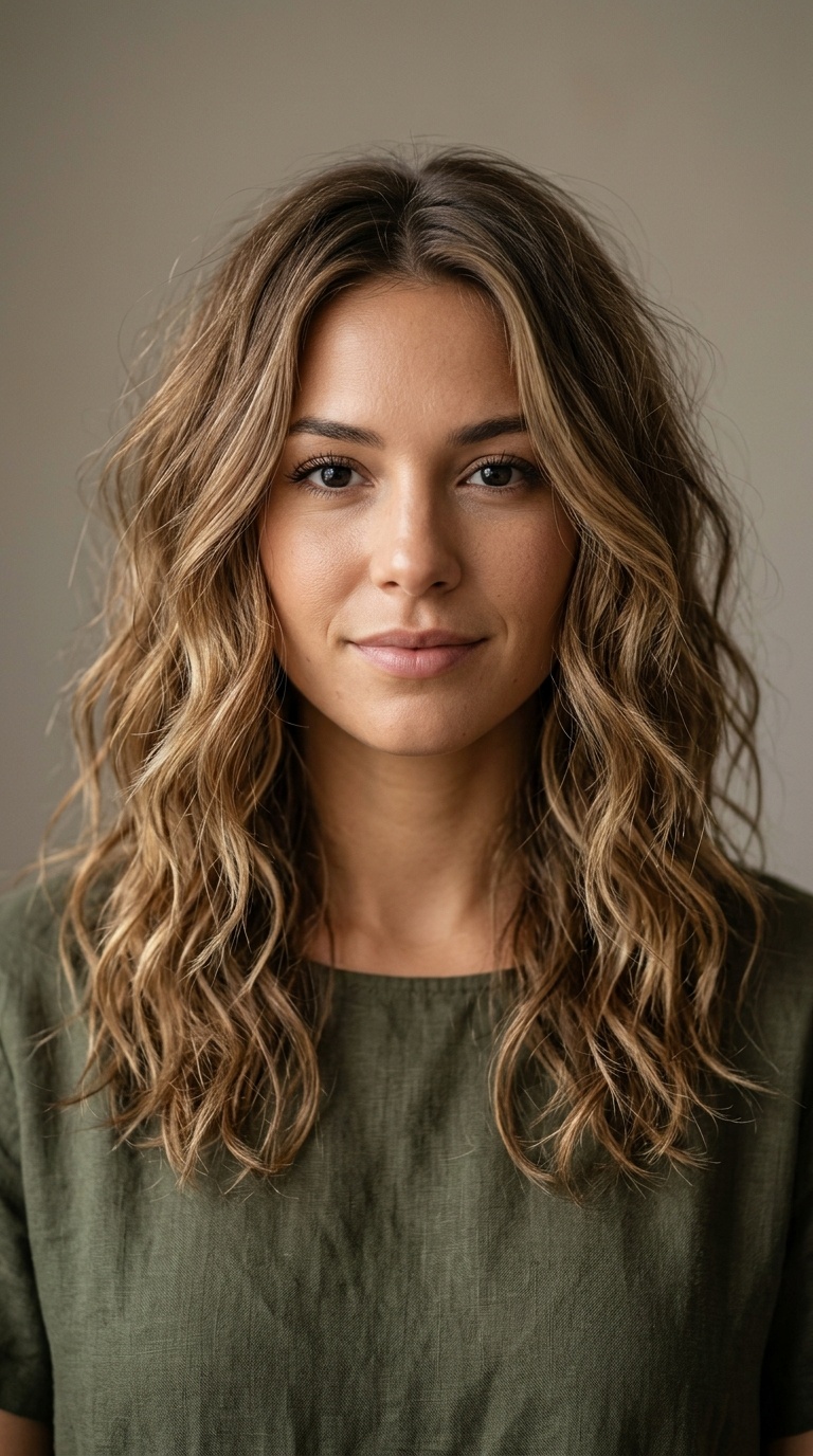 Textured Beach Waves