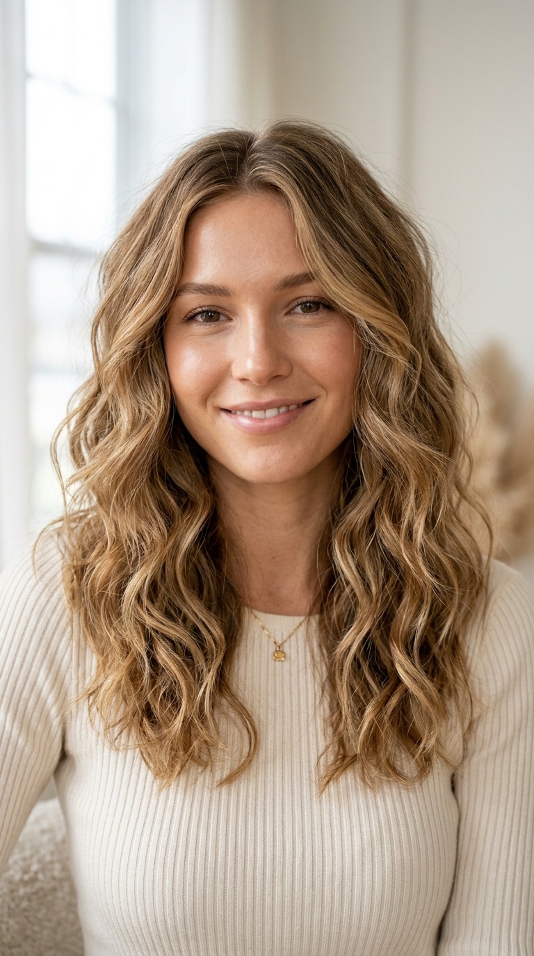 Textured Beach Waves