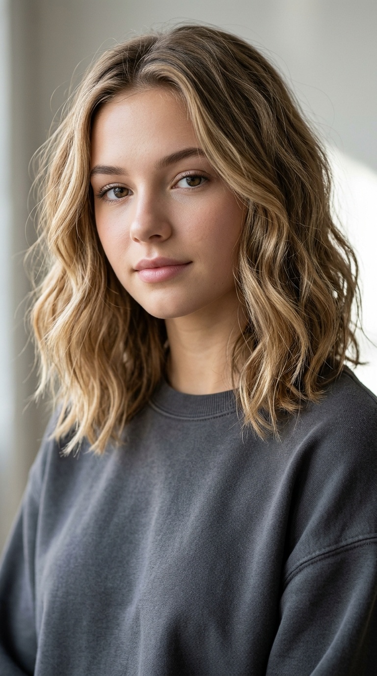 Textured Beach Waves