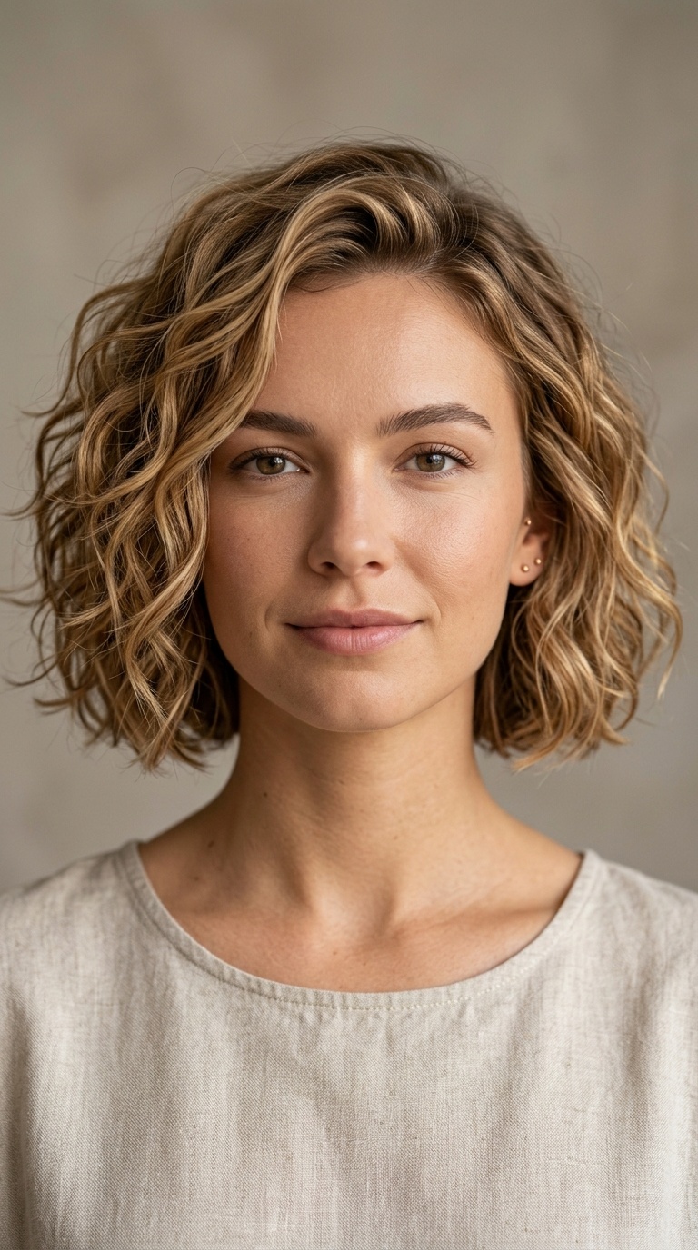 Textured Beachy Bob