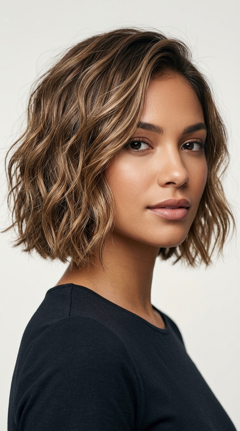 Textured Beachy Waves