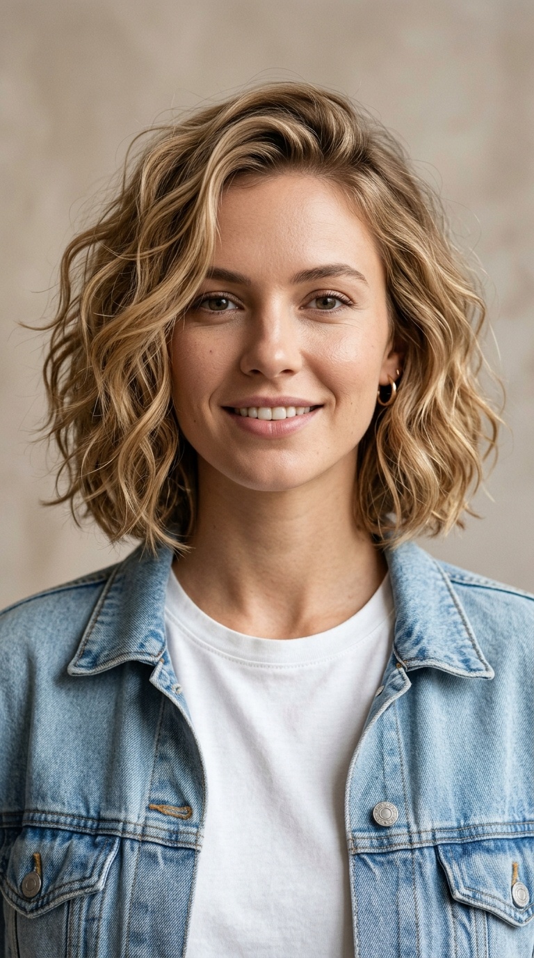 Textured Beachy Waves