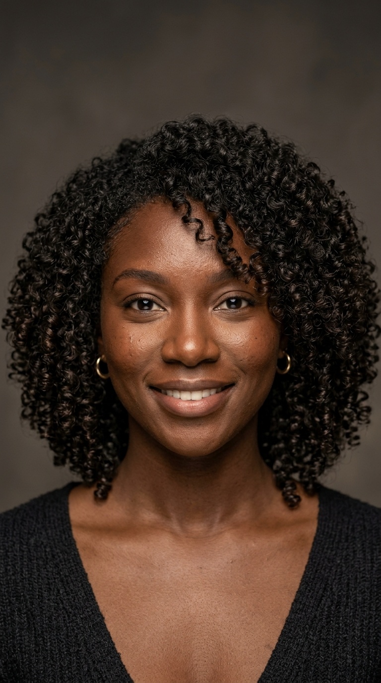 Textured Bob with Defined Ends
