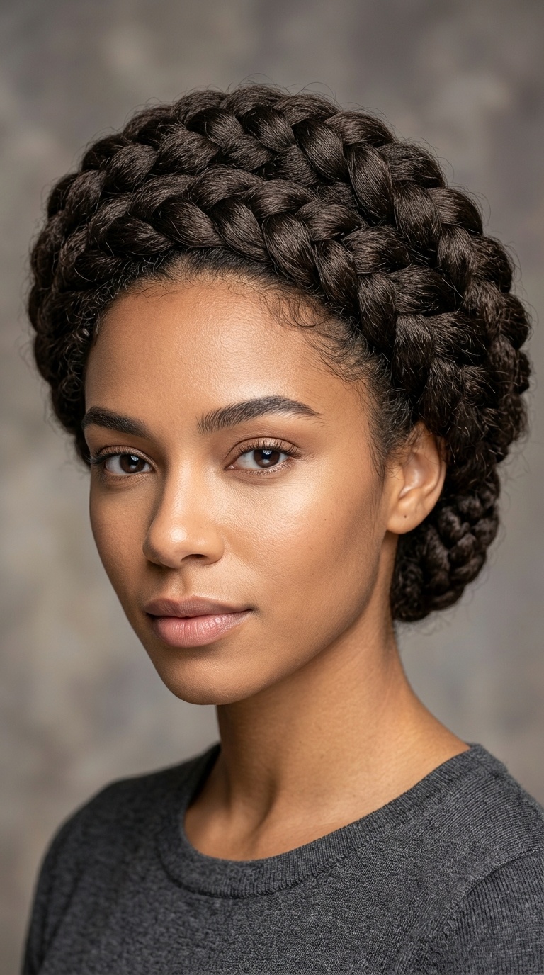 Textured Braided Crown