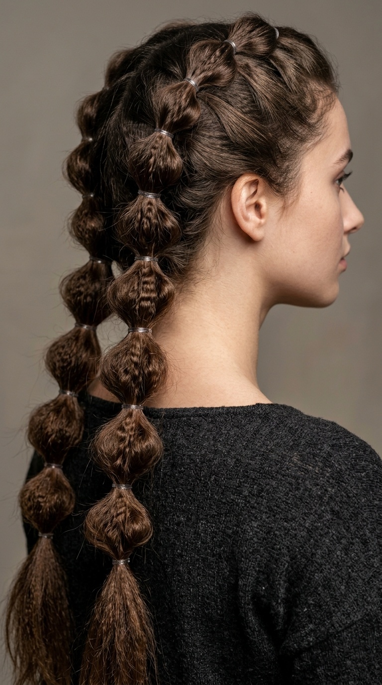 Textured Bubble Braid