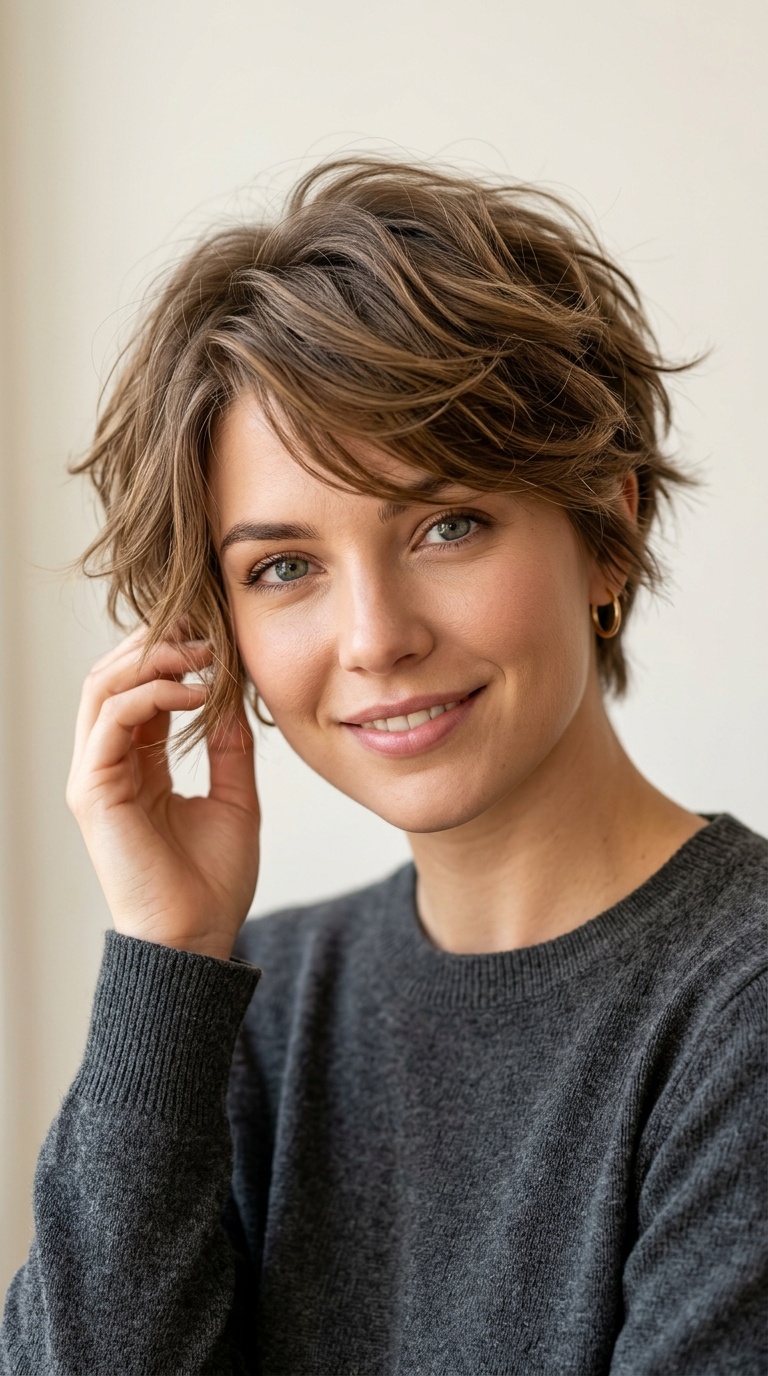 Textured Choppy Pixie