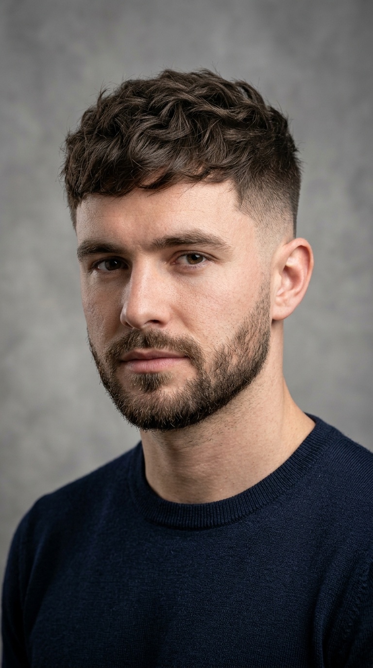 Textured Crop with Mid Fade