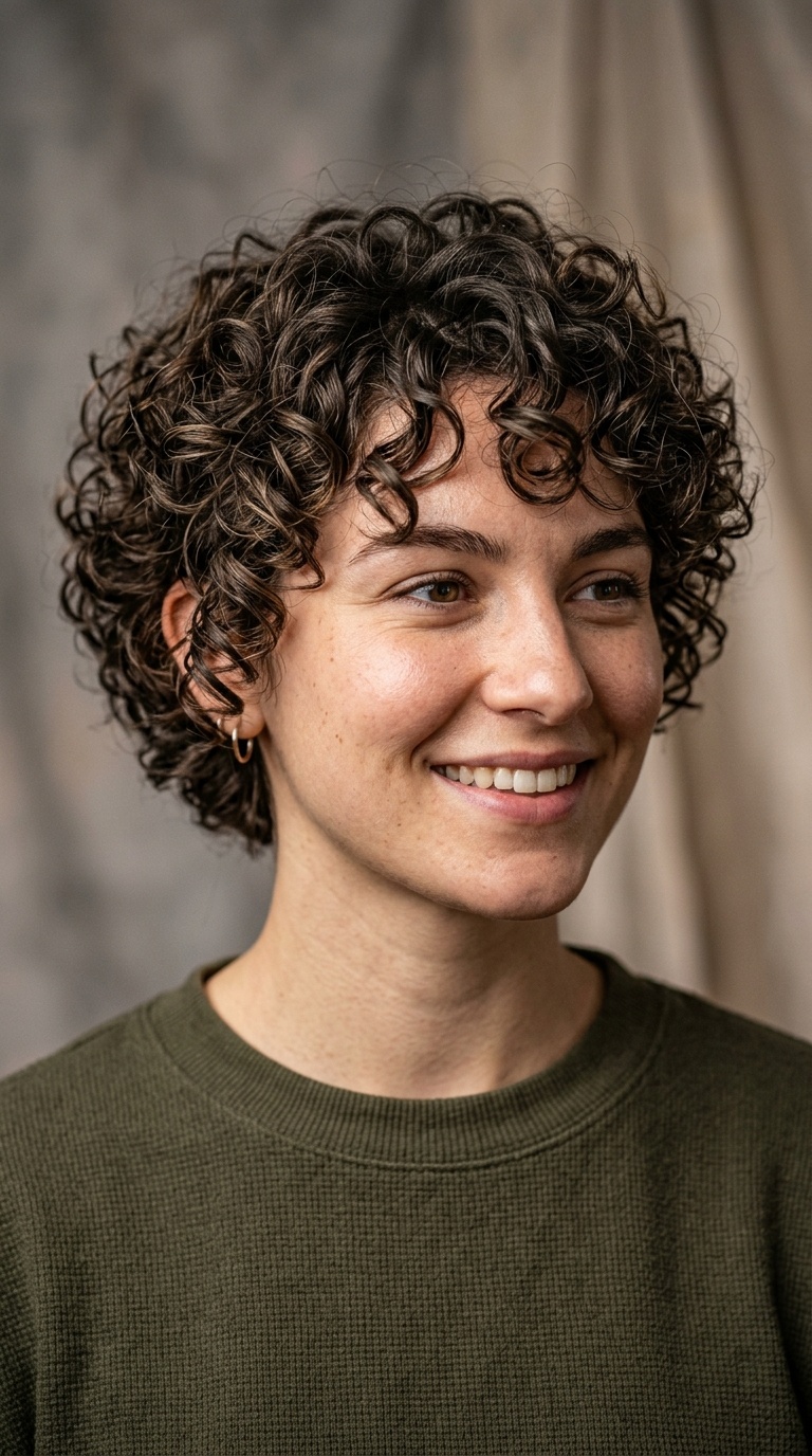 Textured Cropped Perm