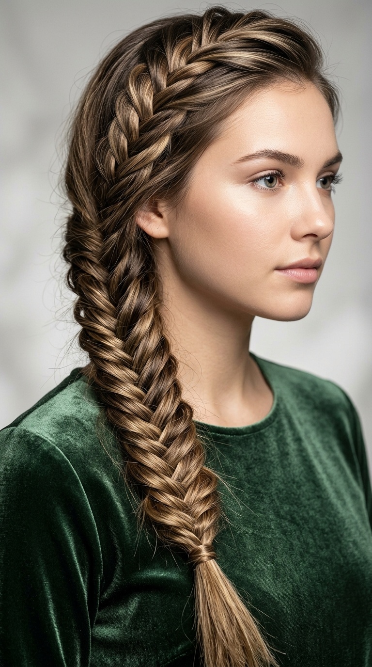 Textured Fishtail Braid