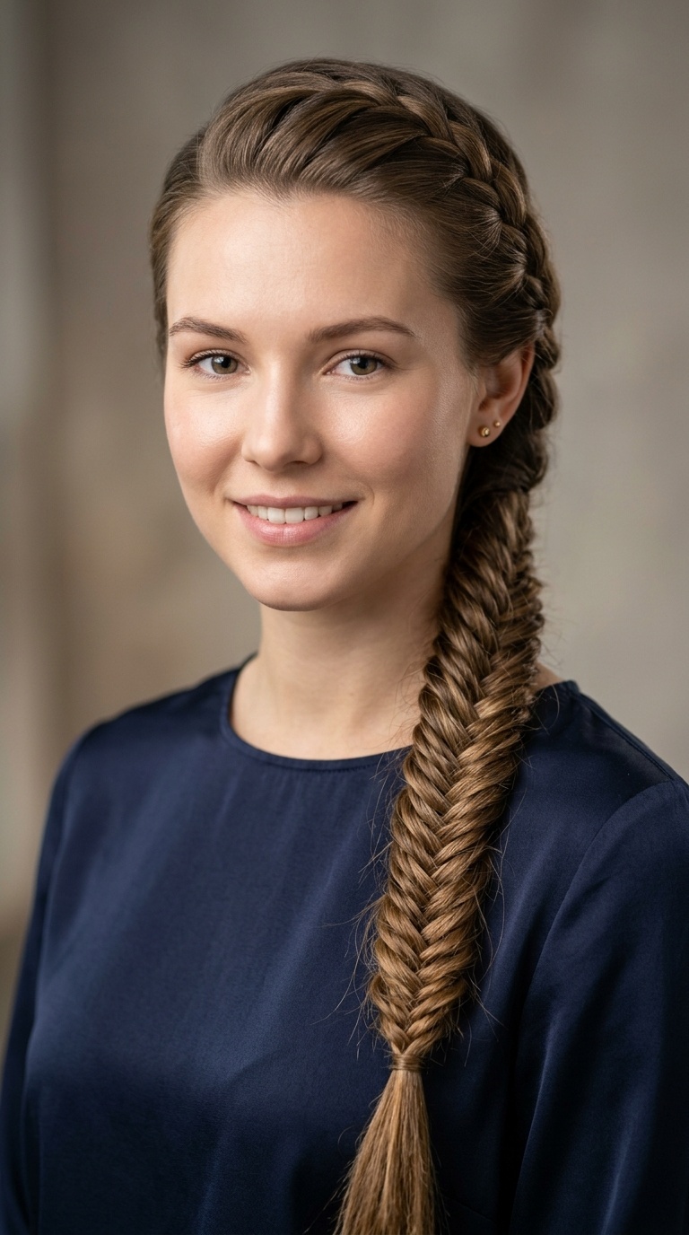 Textured Fishtail Plait