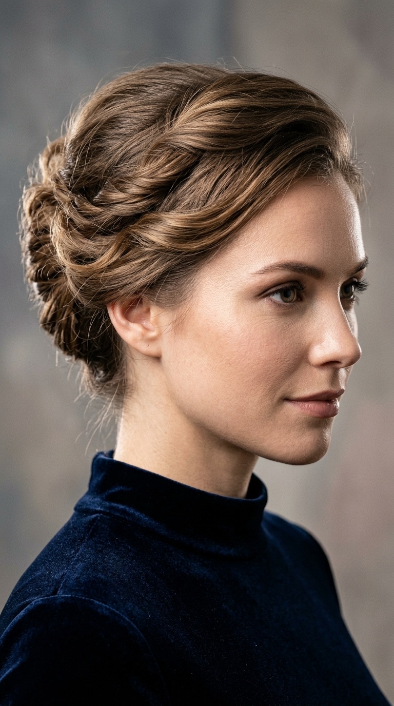 Textured French Twist