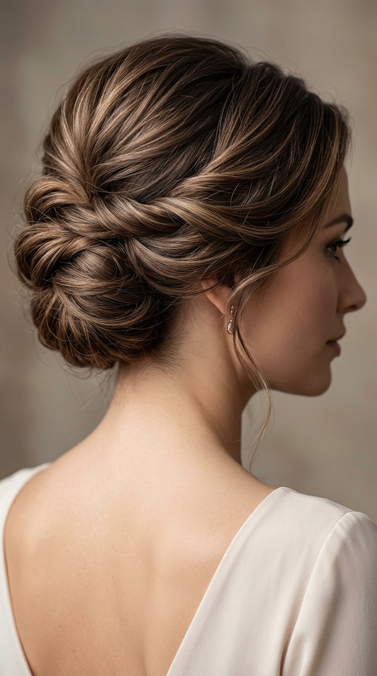 Textured French Twist with Modern Volume