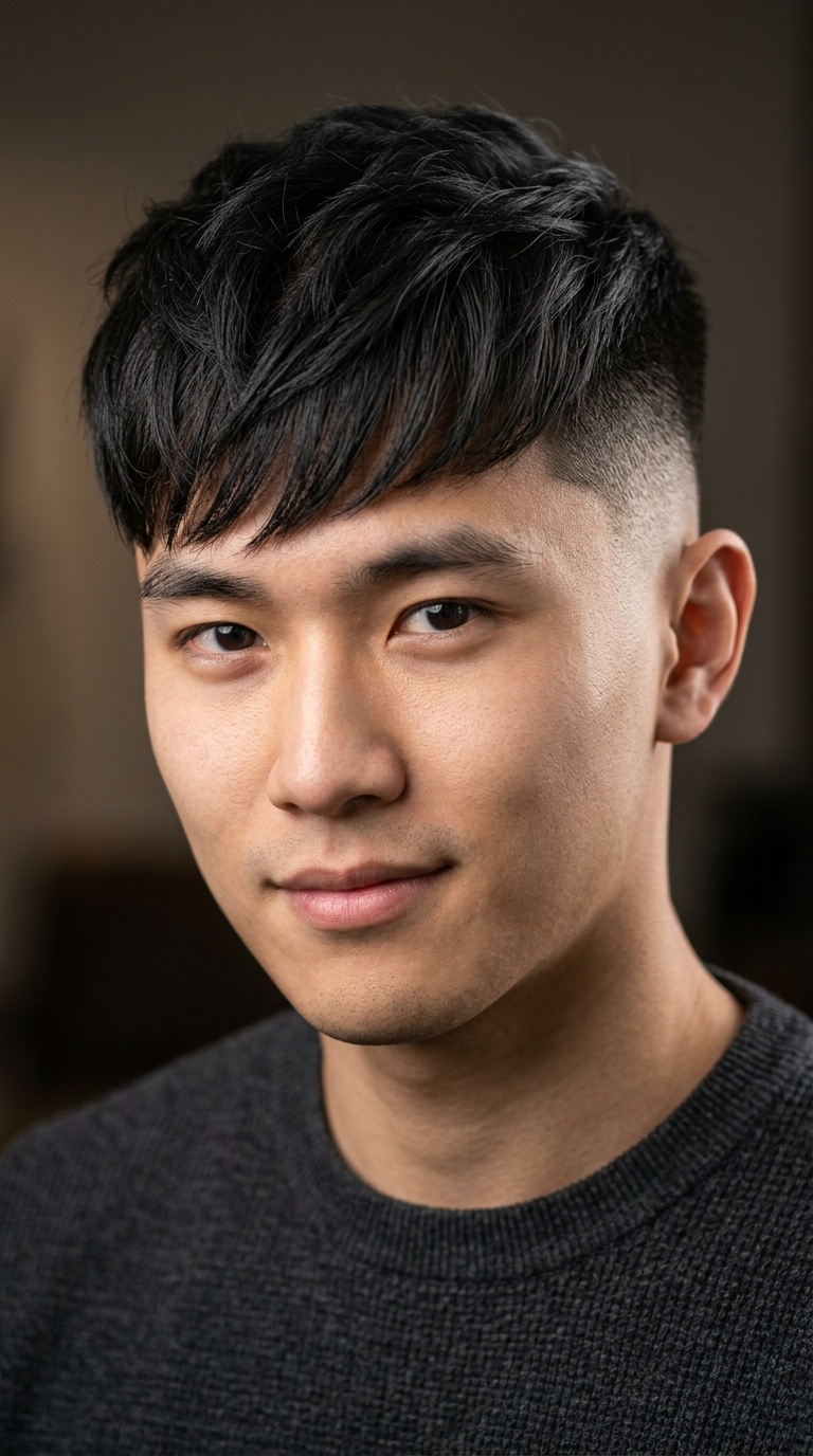 Textured Fringe with Drop Fade