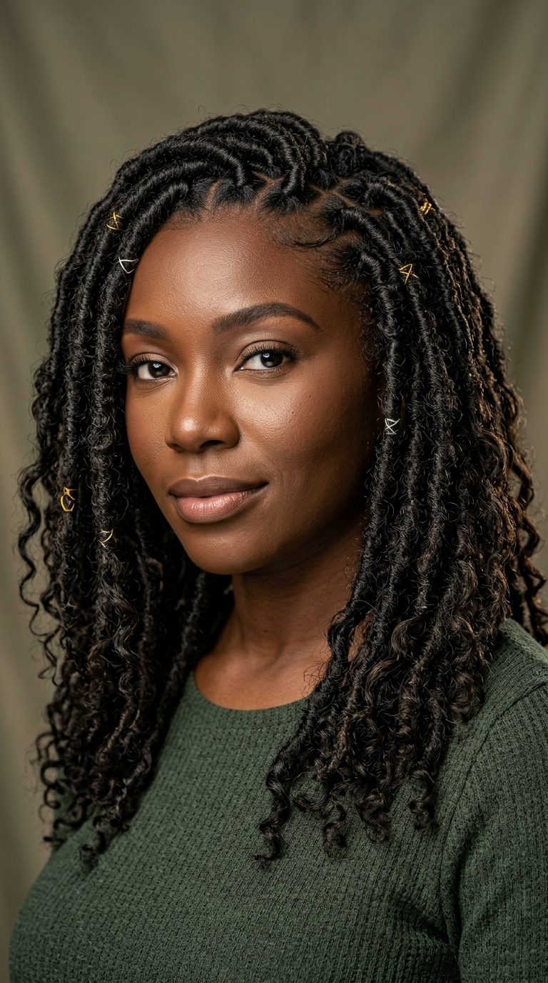 Textured Goddess Locs