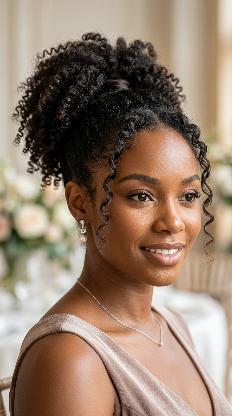 Textured High Ponytail