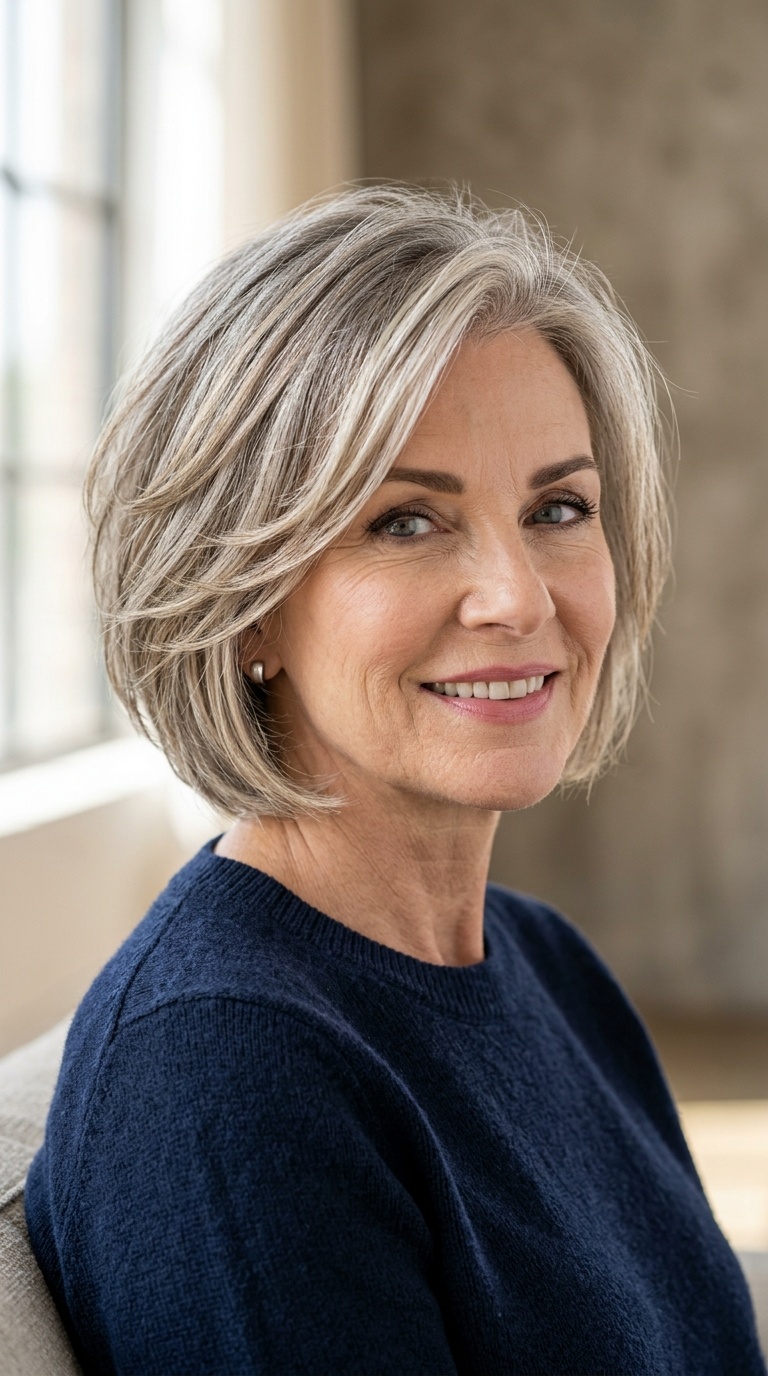 Textured Layered Bob