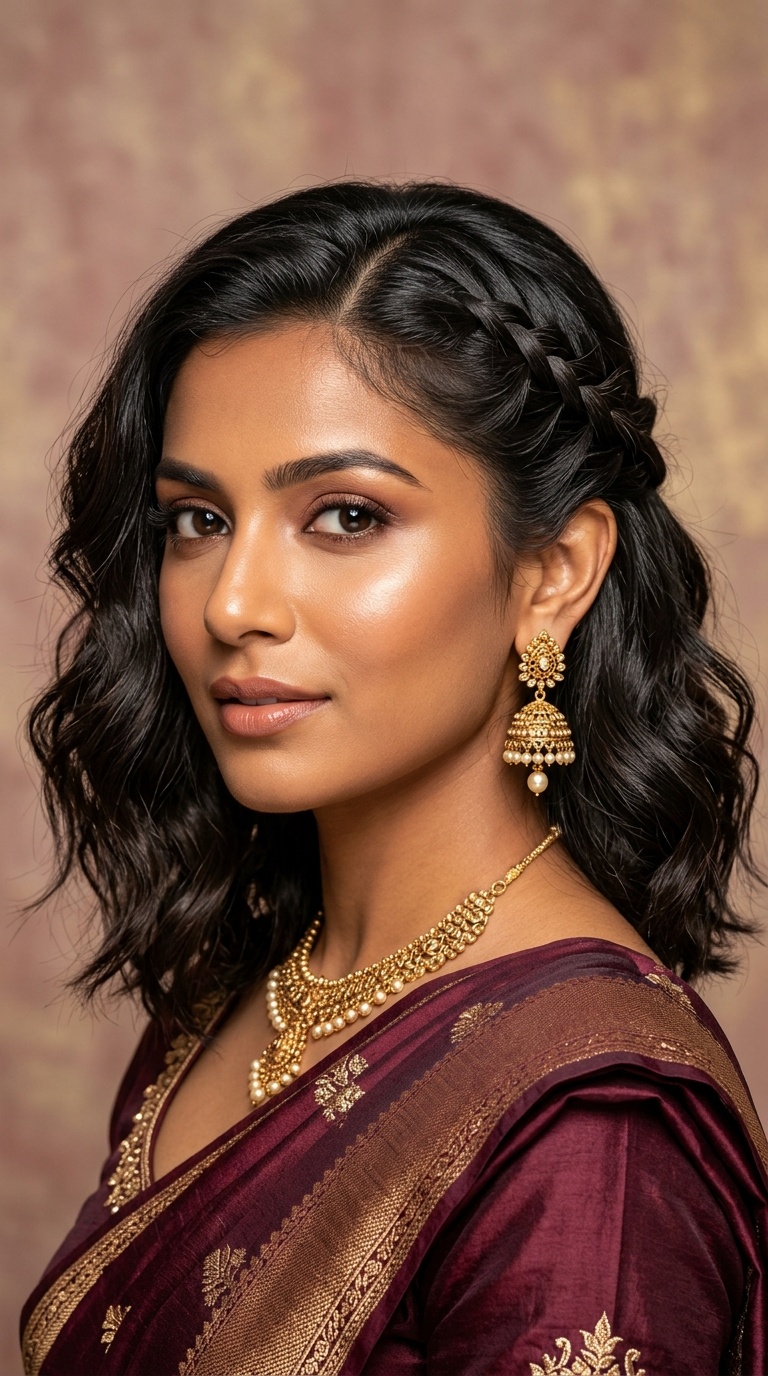 Textured Lob with One-Sided Braid