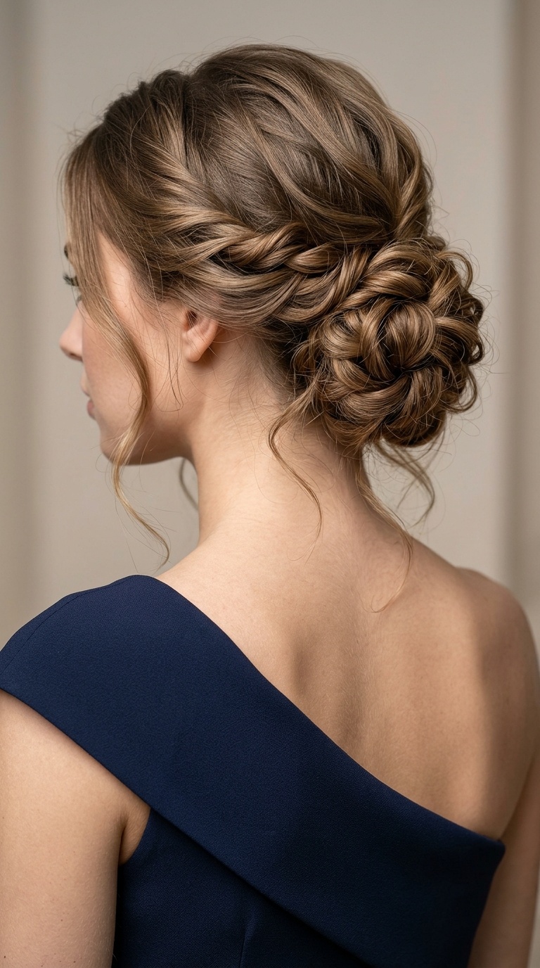 Textured Low Bun