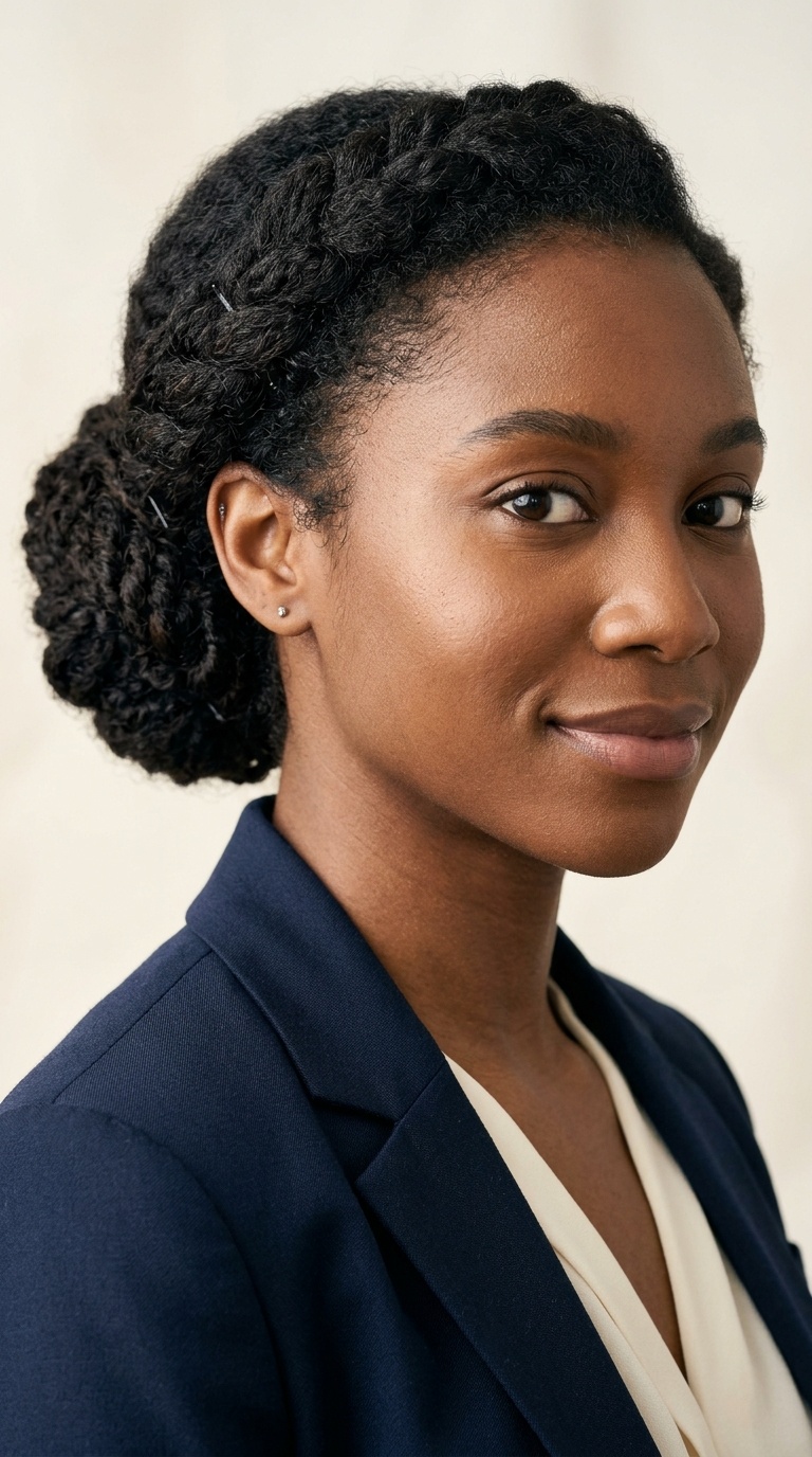 Textured Low Bun