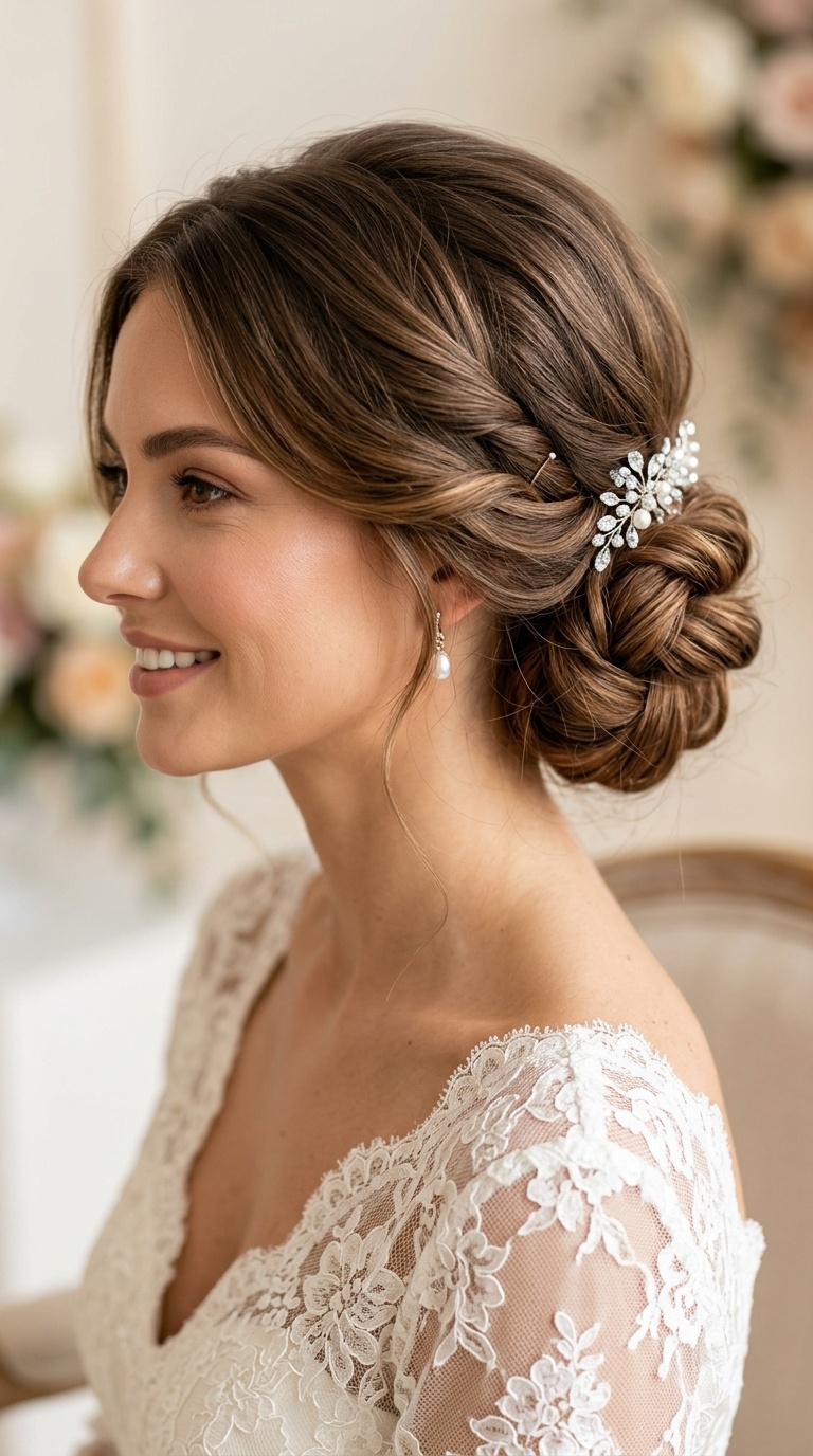 Textured Low Chignon