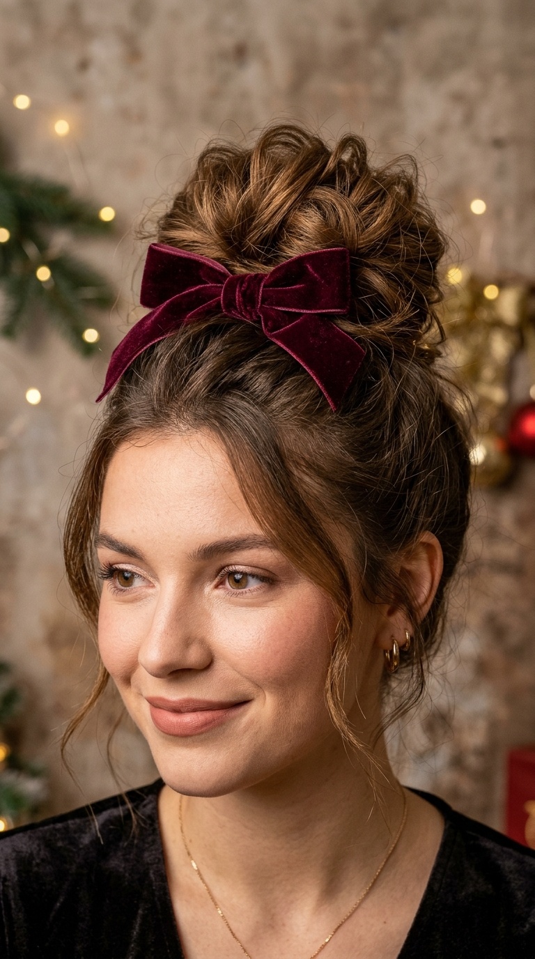 Textured Messy Bun