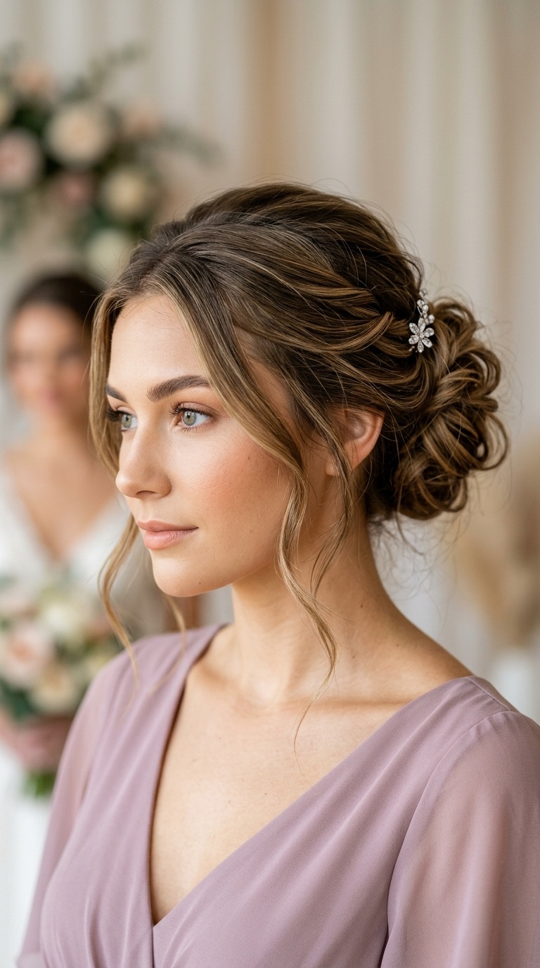 Textured Messy Bun