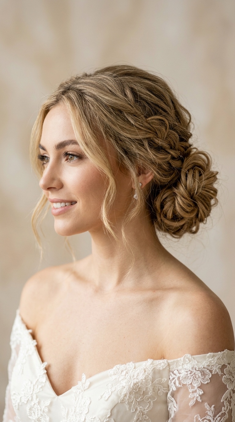Textured Messy Chignon