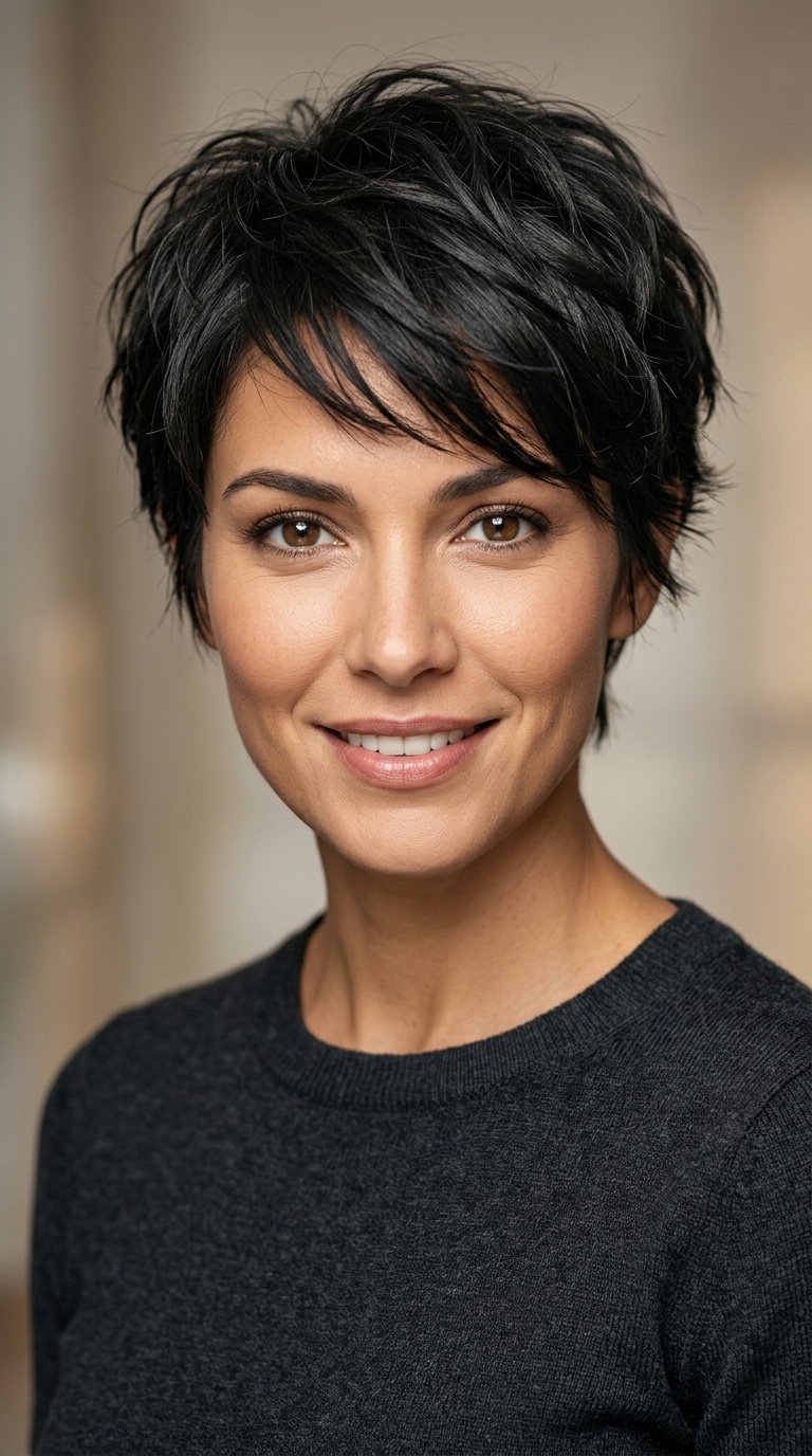 Textured Pixie Cut